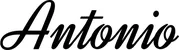 Produktbeispiel Schriftzug - Antonio