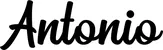 Produktbeispiel Schriftzug - Antonio