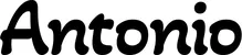 Produktbeispiel Schriftzug - Antonio