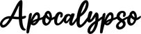 Produktbeispiel Schriftzug - Apocalypso