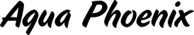 Produktbeispiel Schriftzug - Aqua Phoenix