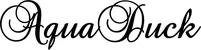 Produktbeispiel Schriftzug - AquaDuck