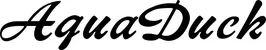 Produktbeispiel Schriftzug - AquaDuck