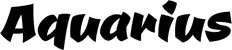 Produktbeispiel Schriftzug - Aquarius