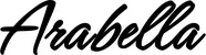 Produktbeispiel Schriftzug - Arabella