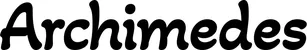 Produktbeispiel Schriftzug - Archimedes