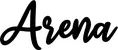 Produktbeispiel Schriftzug - Arena