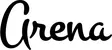 Produktbeispiel Schriftzug - Arena