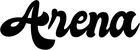 Produktbeispiel Schriftzug - Arena