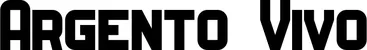 Produktbeispiel Schriftzug - Argento Vivo