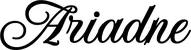 Produktbeispiel Schriftzug - Ariadne