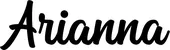 Produktbeispiel Schriftzug - Arianna
