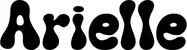 Produktbeispiel Schriftzug - Arielle