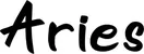 Produktbeispiel Schriftzug - Aries