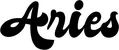 Produktbeispiel Schriftzug - Aries