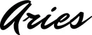 Produktbeispiel Schriftzug - Aries
