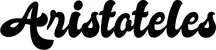 Produktbeispiel Schriftzug - Aristoteles