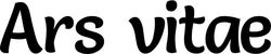 Produktbeispiel Schriftzug - Ars vitae