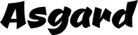 Produktbeispiel Schriftzug - Asgard
