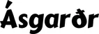 Produktbeispiel Schriftzug - Ásgarðr