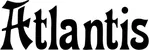 Produktbeispiel Schriftzug - Atlantis