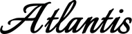Produktbeispiel Schriftzug - Atlantis