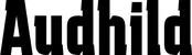 Produktbeispiel Schriftzug - Audhild