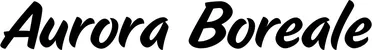 Produktbeispiel Schriftzug - Aurora Boreale