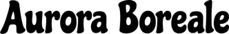 Produktbeispiel Schriftzug - Aurora Boreale