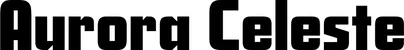 Produktbeispiel Schriftzug - Aurora Celeste