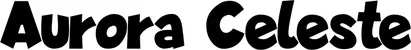 Produktbeispiel Schriftzug - Aurora Celeste