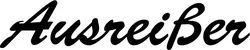 Produktbeispiel Schriftzug - Ausreißer