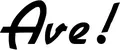 Produktbeispiel Schriftzug - Ave!