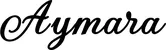 Produktbeispiel Schriftzug - Aymara