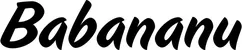 Produktbeispiel Schriftzug - Babananu