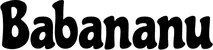 Produktbeispiel Schriftzug - Babananu