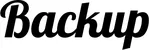 Produktbeispiel Schriftzug - Backup