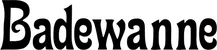 Produktbeispiel Schriftzug - Badewanne
