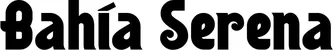 Produktbeispiel Schriftzug - Bahía Serena