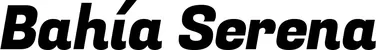 Produktbeispiel Schriftzug - Bahía Serena