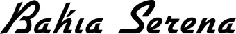 Produktbeispiel Schriftzug - Bahía Serena