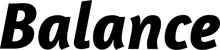 Produktbeispiel Schriftzug - Balance