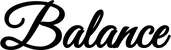 Produktbeispiel Schriftzug - Balance