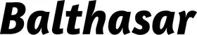 Produktbeispiel Schriftzug - Balthasar