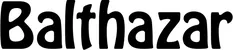 Produktbeispiel Schriftzug - Balthazar
