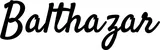 Produktbeispiel Schriftzug - Balthazar