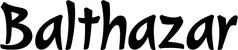 Produktbeispiel Schriftzug - Balthazar