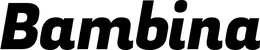 Produktbeispiel Schriftzug - Bambina