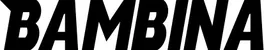 Produktbeispiel Schriftzug - Bambina