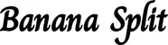 Produktbeispiel Schriftzug - Banana Split